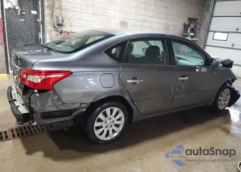 2019 Nissan Sentra S z USA, uszkodzony, nr VIN 3N1AB7AP5KY424868